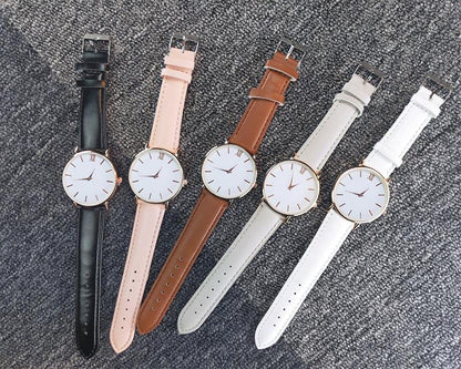 New STEVVEX Fashion Simple Women Watches Woman Ladies Casual Leather Quartz Watch For Women and Girls