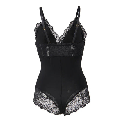 Body Mujer Elegant Woman Jumpsuits 5XL Strappy Backless Bodysuit Onesies Cotton Women V Neck Summer Lace Playsuit Female Shorts