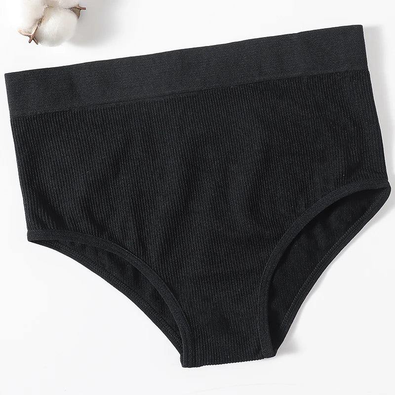 Women High Waist Panties Briefs Seamless Female Underpants Shapewear Underwear Sexy Lingerie Tummy Control Comfort Panties