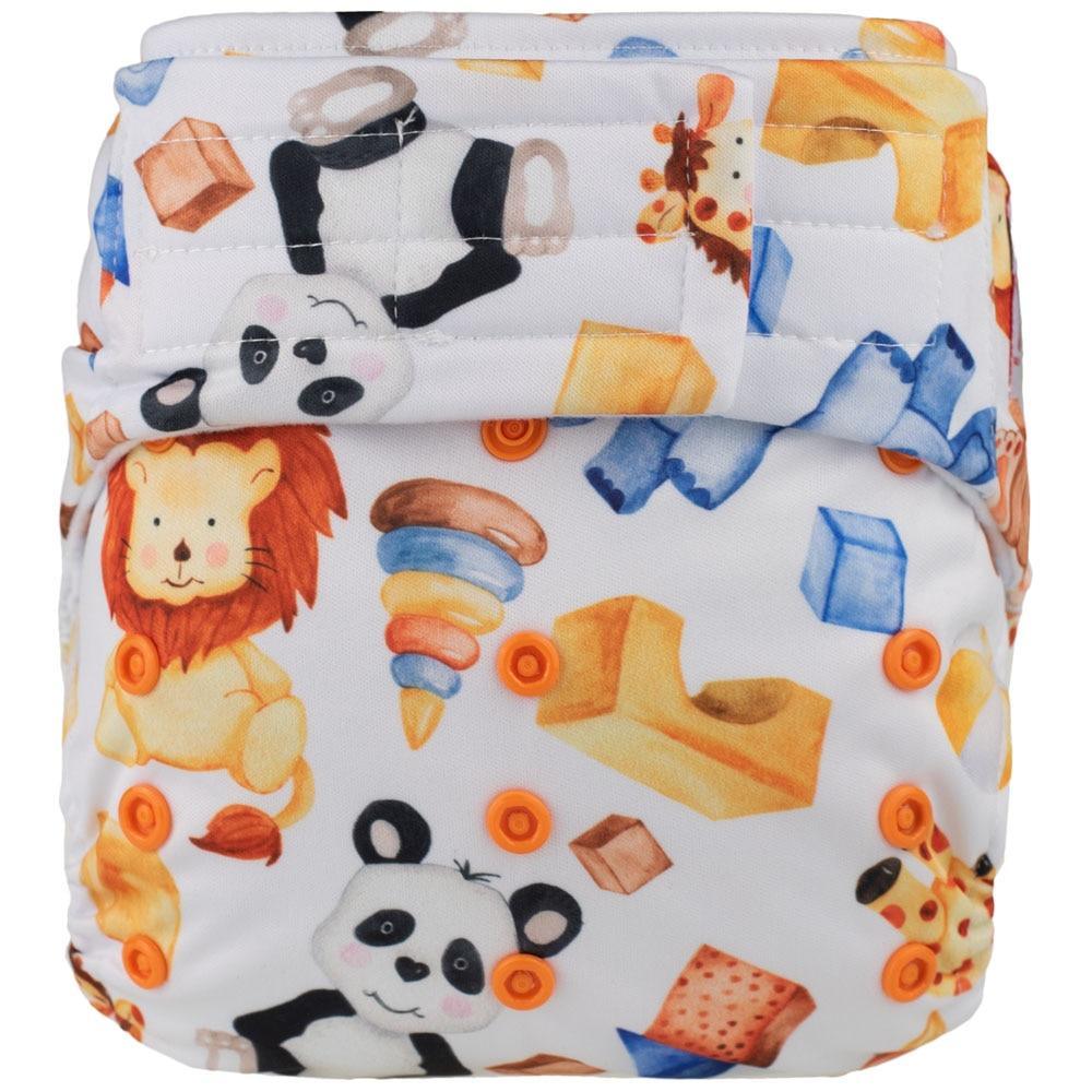 Hook &amp; Loops Pocket Diaper - cloth Inner Waterproof Washable Reusable Baby Diaper For Kids