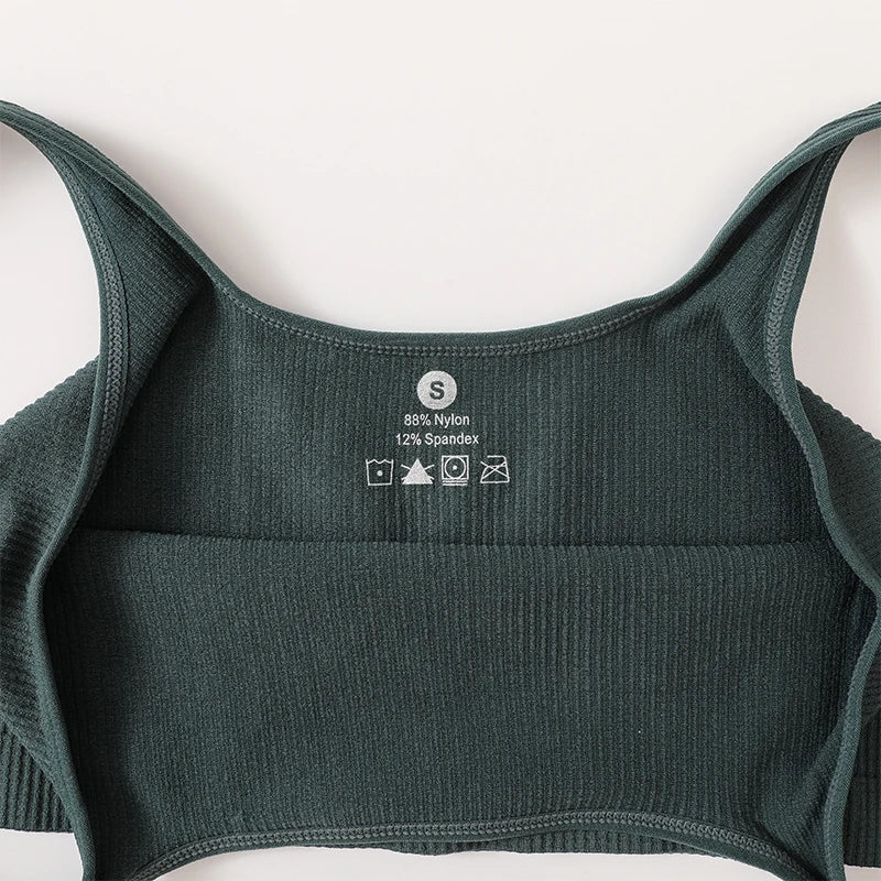 Square Neck Crop Top Women Seamless Underwear Top Solid Color Off Shoulder Cami Sexy Lingerie Sleeveless Tank Top Camisole