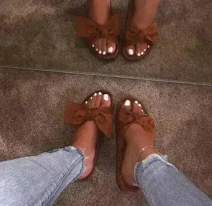 2021 Leopard Women Slipper Summer Open Toe Platform Slide Ladies