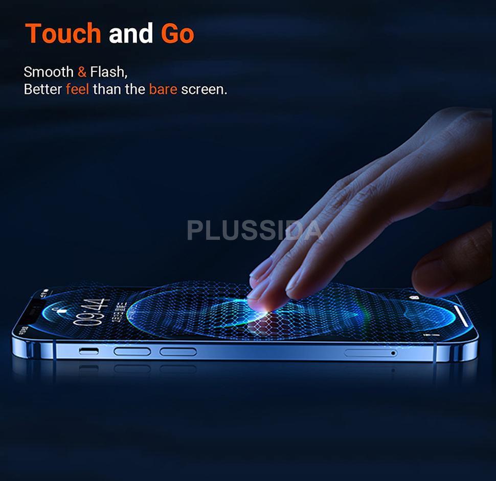 2PCS 3D Tempered Glass on For iphone 11 12 13 14 Pro Max 14 Plus Screen Protector Protective Glass For iphone X XS MAX 7 8 Plus Glass Horizontal Privacy Glass Screen Protector for Gaming &amp; Streaming