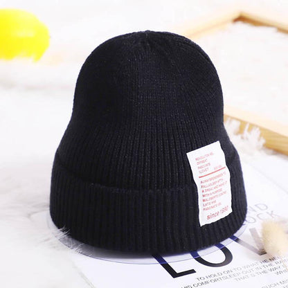 Winter Warm Baby Hat Fur Pompom Knitted Baby Hat Cap Infant Toddler Kids Hat Beanie In Modern Designer Style