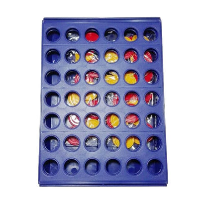 1 Set Connect 4 In A Line Board Game Foldable Children&