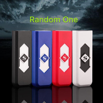 Luxury Modern New Personality USB Cigarette Lighter Fingerprint Induction Electronic Lighter Rechargeable