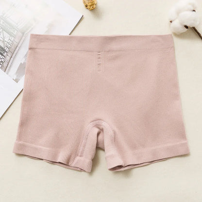1PC Seamless Panties Women BoyShorts Push-Up Hip Design Cotton Gusset Women&