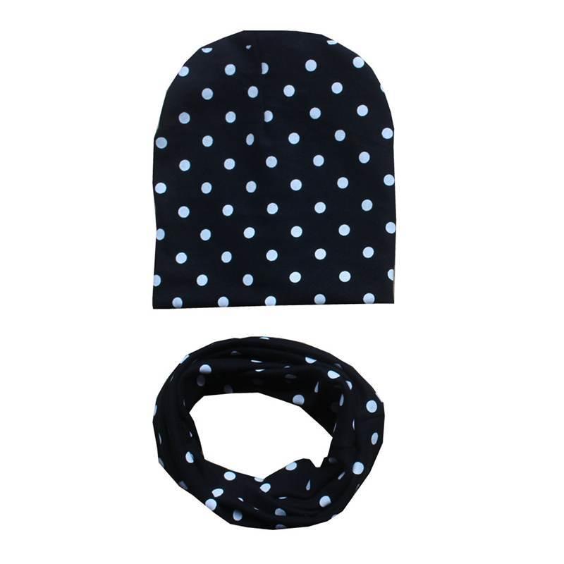 Modern Baby Boys &amp; Girls Hat Scarf Set Beanie Boys Caps with Scarf for Kids In elegant Modern Design