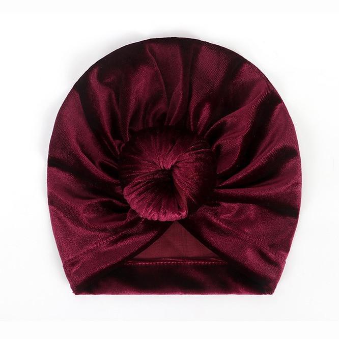 Modern Trend Stylish Baby Hat for Girls Big Bow Turban Baby Cap Accessories In Great Design