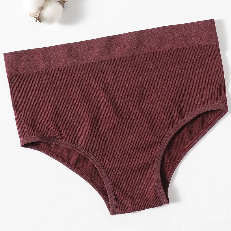 Women High Waist Panties Briefs Seamless Female Underpants Shapewear Underwear Sexy Lingerie Tummy Control Comfort Panties