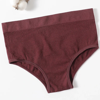 Women High Waist Panties Briefs Seamless Female Underpants Shapewear Underwear Sexy Lingerie Tummy Control Comfort Panties