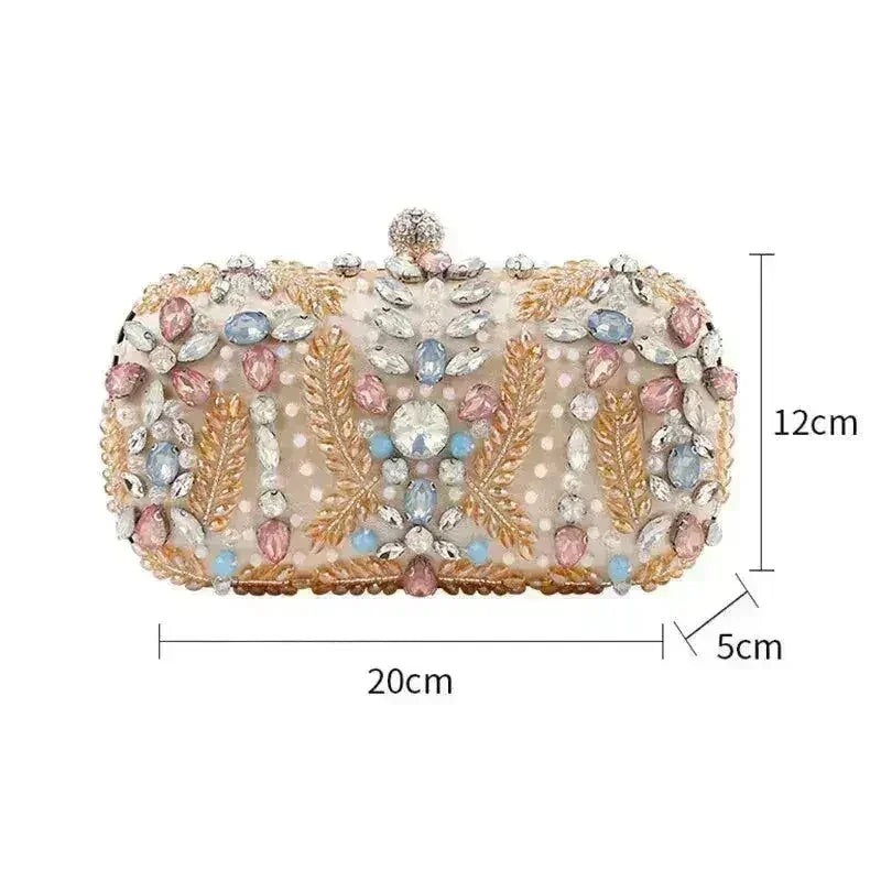 Luxury Rhinestone Clutch Bag - Wedding &amp; Party Purse | Femstylo
