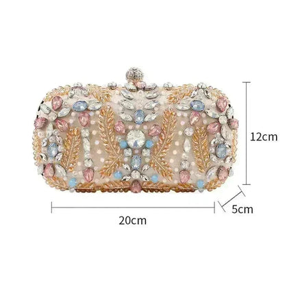 Luxury Rhinestone Clutch Bag - Wedding &amp; Party Purse | Femstylo