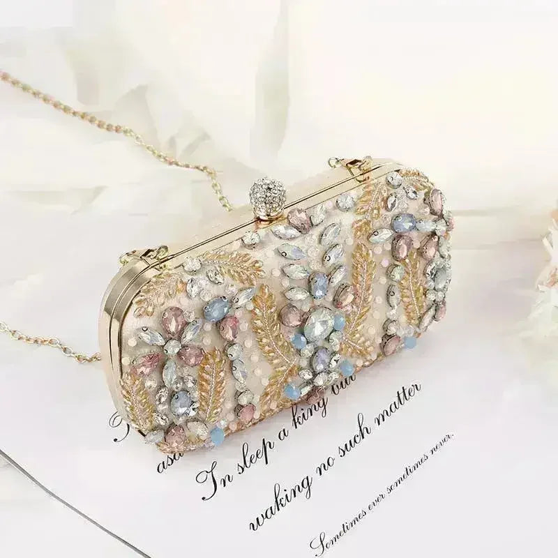 Luxury Rhinestone Clutch Bag - Wedding &amp; Party Purse | Femstylo