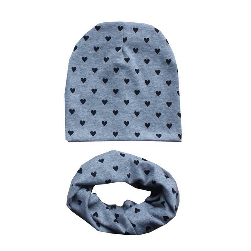 Modern Baby Boys &amp; Girls Hat Scarf Set Beanie Boys Caps with Scarf for Kids In elegant Modern Design