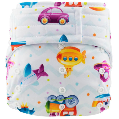 Hook &amp; Loops Pocket Diaper - cloth Inner Waterproof Washable Reusable Baby Diaper For Kids