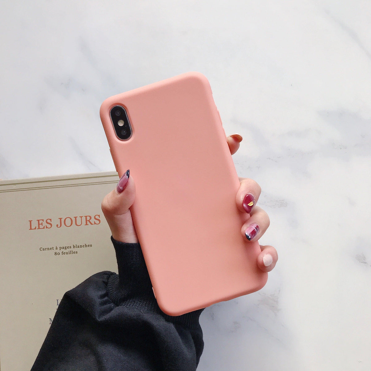 Ultra Thin Slim Fit Soft Grip Anti-Scratch Protective Cover Thicker Candy Phone Case for iPhone Soft Silicon Back Phone Cover for iPhone 12 13 Pro Max iphone Case