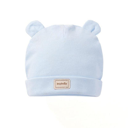 Cute Kids Hat with Bibs Candy Solid Colors for Boys and Girls Beanies Hats Cotton new Born Baby caps &amp; Bibs
