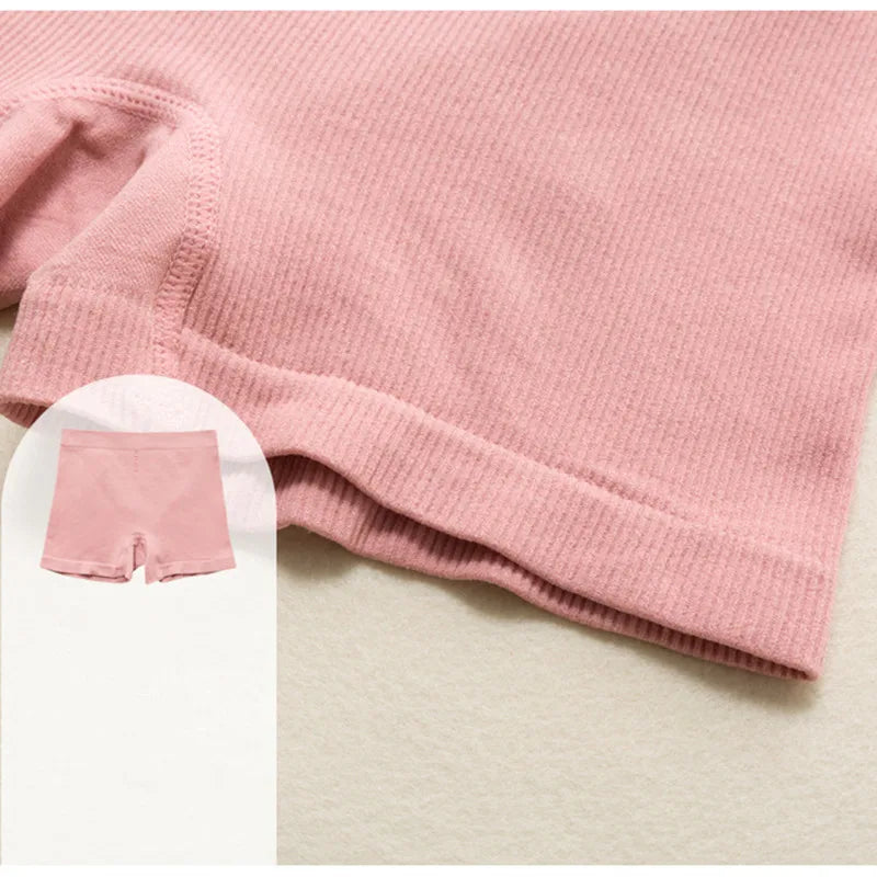 1PC Seamless Panties Women BoyShorts Push-Up Hip Design Cotton Gusset Women&