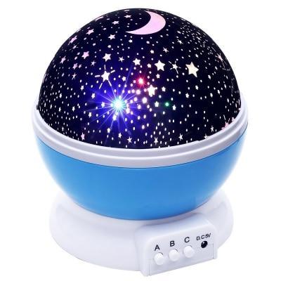 LED starry Night Light Projector Lamp For Baby And Children Sleep Room Interesting Light Shot Modern Lamp