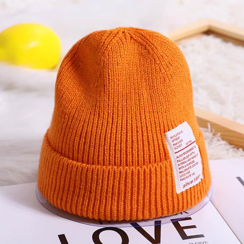 Winter Warm Baby Hat Fur Pompom Knitted Baby Hat Cap Infant Toddler Kids Hat Beanie In Modern Designer Style