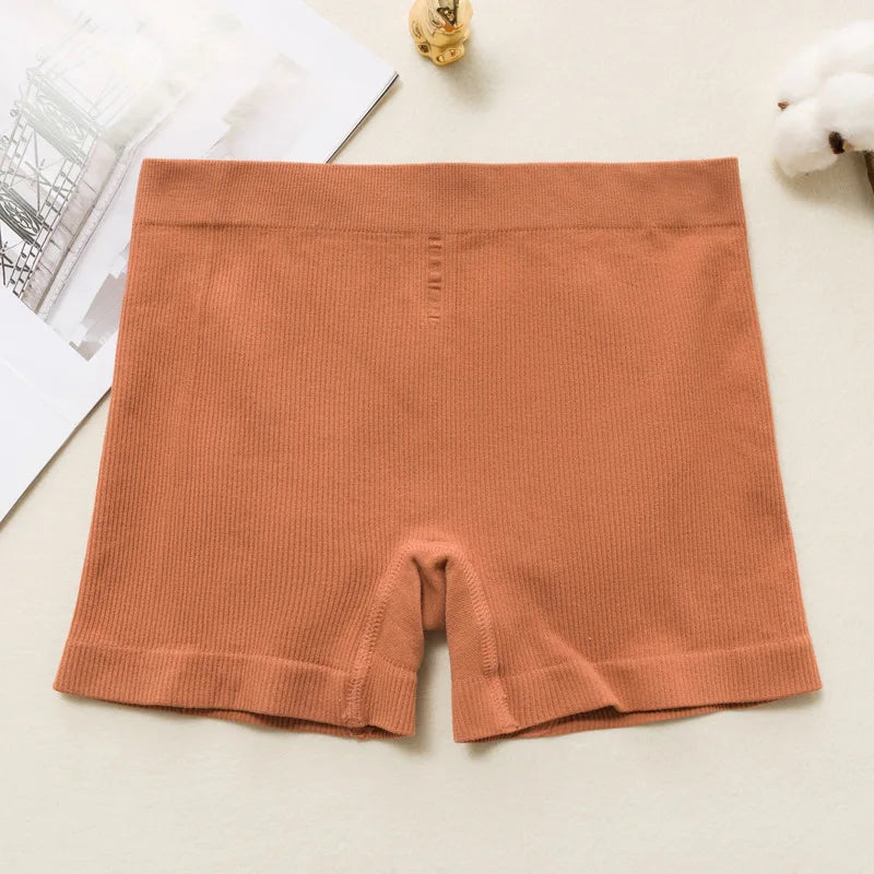 1PC Seamless Panties Women BoyShorts Push-Up Hip Design Cotton Gusset Women&