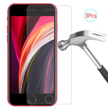 3Pcs For iPhone 7 8 6 s 6s Plus Protective Glass For Screen Protector Film Glass Armor Tempered-Glass Compatible for iPhone Screen Protector for iPhone