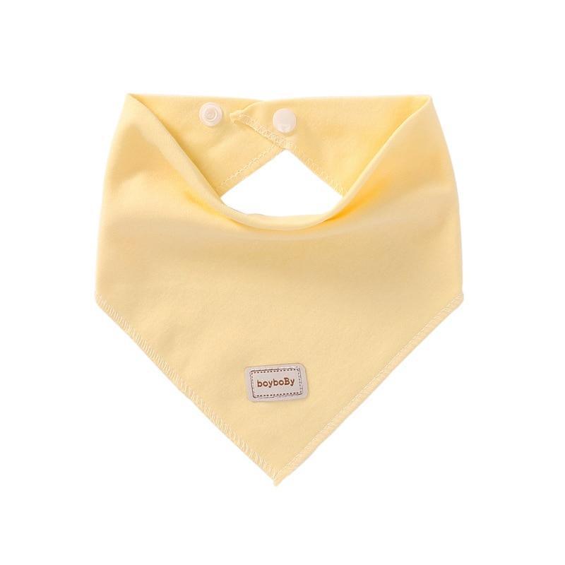 Cute Kids Hat with Bibs Candy Solid Colors for Boys and Girls Beanies Hats Cotton new Born Baby caps &amp; Bibs