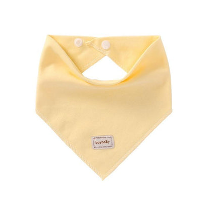 Cute Kids Hat with Bibs Candy Solid Colors for Boys and Girls Beanies Hats Cotton new Born Baby caps &amp; Bibs
