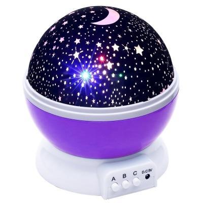 LED starry Night Light Projector Lamp For Baby And Children Sleep Room Interesting Light Shot Modern Lamp