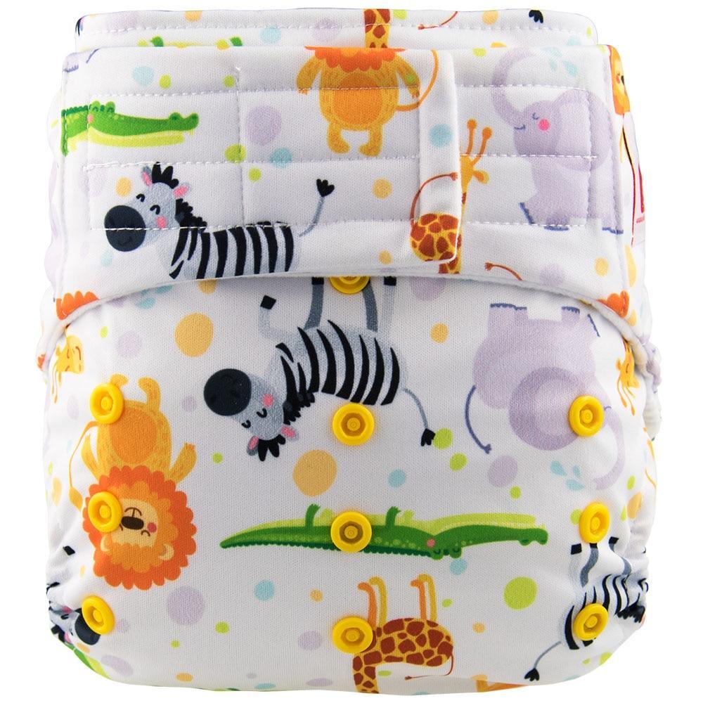 Hook &amp; Loops Pocket Diaper - cloth Inner Waterproof Washable Reusable Baby Diaper For Kids