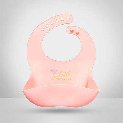 Luxury Modern Bibs Waterproof Soft Silicone Kids Girl Boy Adjustable Children Bib Cute Cartoon Print Baby Feeding Stuff For Kids