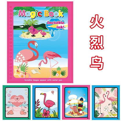 Early Education Montessori Painting Drawing Board For Kids Toys Coloring Book Doodle &amp; Magic Pen Magic Water Drawing Book