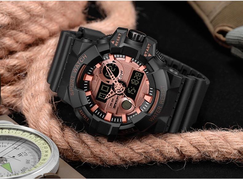 Sport Men Watches White G style Watch In LED Digital Style Waterproof 30M Casual Luxury Elegant Style  Relogios masculino