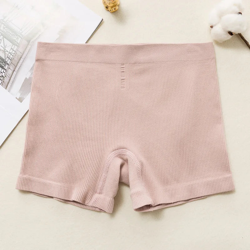 1PC Seamless Panties Women BoyShorts Push-Up Hip Design Cotton Gusset Women&