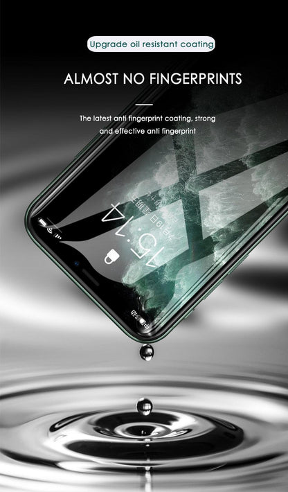 3pcs Full Cover Protective Glass On For Iphone 11 12 13 14 Pro Max Screen Protector For Iphone X Xr Xs Max 7 8 6s Plus Se Glass Full Screen Protector Edge To Edge Full Screen Coverage