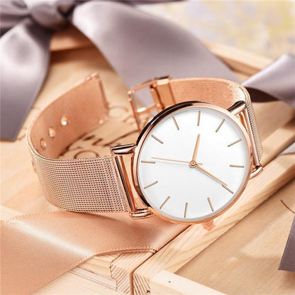 STEVVEX Men Watch Quartz Casual Watches Simple Metal Hour Reloj Quartz Watch Montre Mesh Stainless Steel clock For Men&