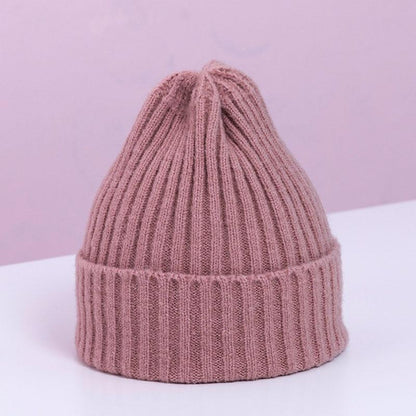 Winter Warm Baby Hat Fur Pompom Knitted Baby Hat Cap Infant Toddler Kids Hat Beanie In Modern Designer Style
