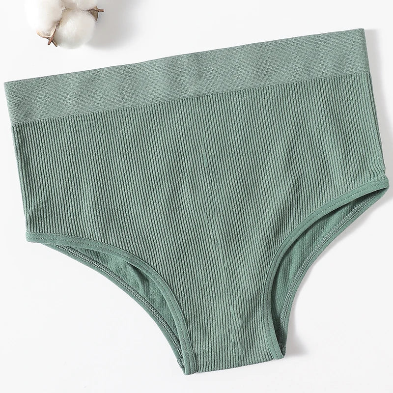 Women High Waist Panties Briefs Seamless Female Underpants Shapewear Underwear Sexy Lingerie Tummy Control Comfort Panties