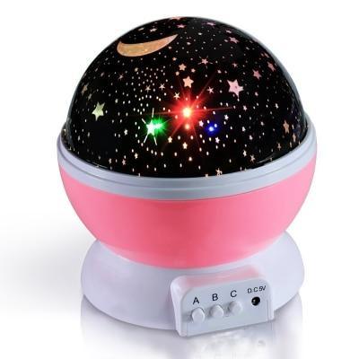 LED starry Night Light Projector Lamp For Baby And Children Sleep Room Interesting Light Shot Modern Lamp
