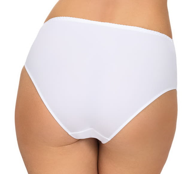 Sheer Mesh High Waist Panty Coco White