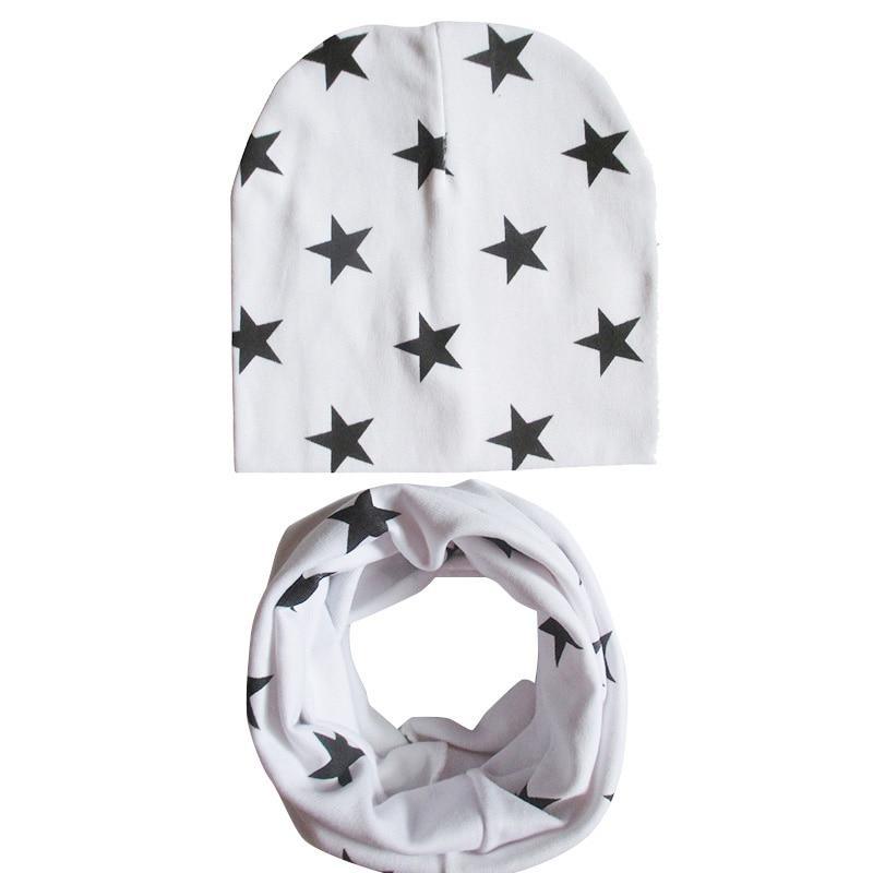 Modern Baby Boys &amp; Girls Hat Scarf Set Beanie Boys Caps with Scarf for Kids In elegant Modern Design