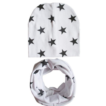 Modern Baby Boys &amp; Girls Hat Scarf Set Beanie Boys Caps with Scarf for Kids In elegant Modern Design