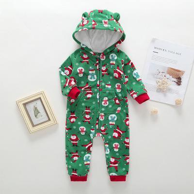 Modern Colorful Interesting Newborn Baby Unisex Warm Clothing Long Sleeved Cotton Romper For Kids