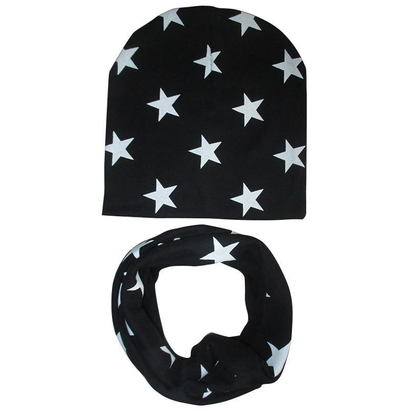 Modern Baby Boys &amp; Girls Hat Scarf Set Beanie Boys Caps with Scarf for Kids In elegant Modern Design