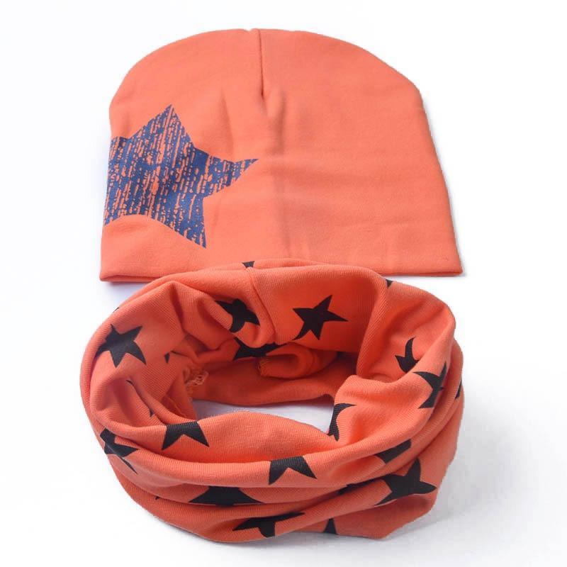 Modern Baby Boys &amp; Girls Hat Scarf Set Beanie Boys Caps with Scarf for Kids In elegant Modern Design