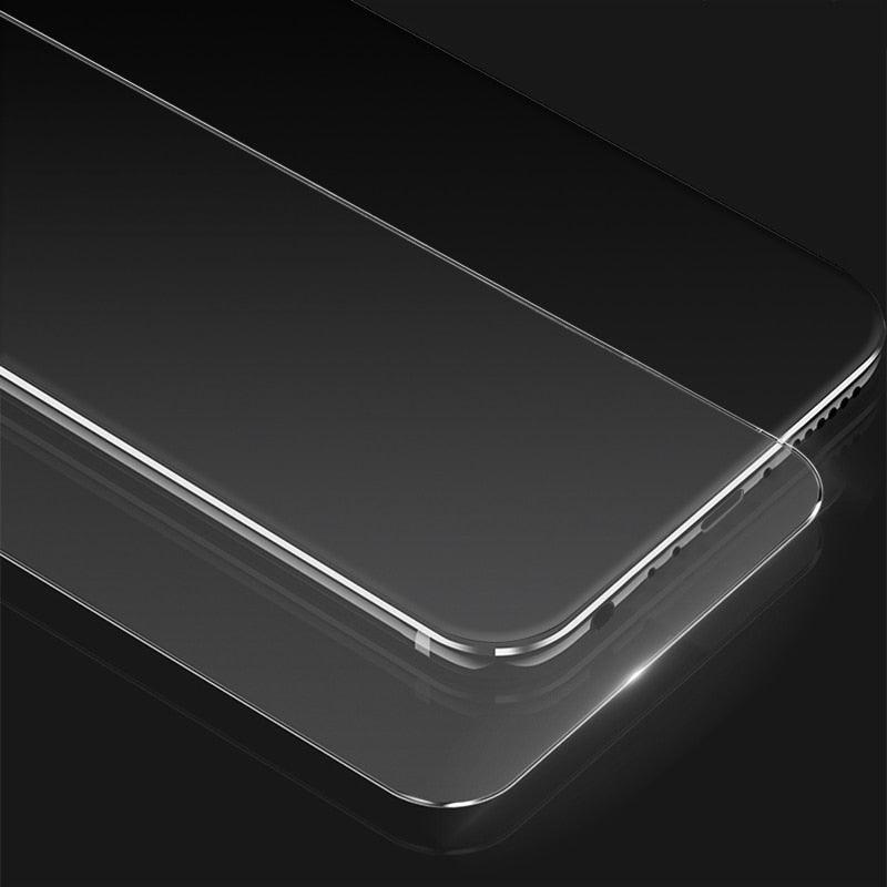 Frosted Matte Glass On iPhone 5 5s 5c SE X XS Max XR Tempered Glass 9H Hardness iPhone 6 6s 7 8 Plus Protective Glass Cover Case Tempered Glass Film Case-Friendly HD Clear Glass Protector for iPhone