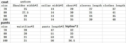 Fashion New Clothes Cotton Long Sleeve Solid Zipper Jacket Pants 2pcs Baby Boy / Baby Girl Clothing Set In Sport Design
