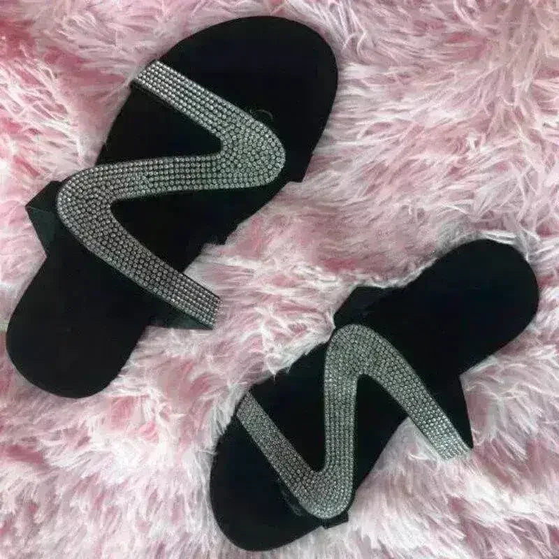 2021 Bling Bling Slides Women&