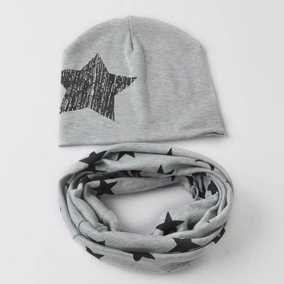Modern Baby Boys &amp; Girls Hat Scarf Set Beanie Boys Caps with Scarf for Kids In elegant Modern Design